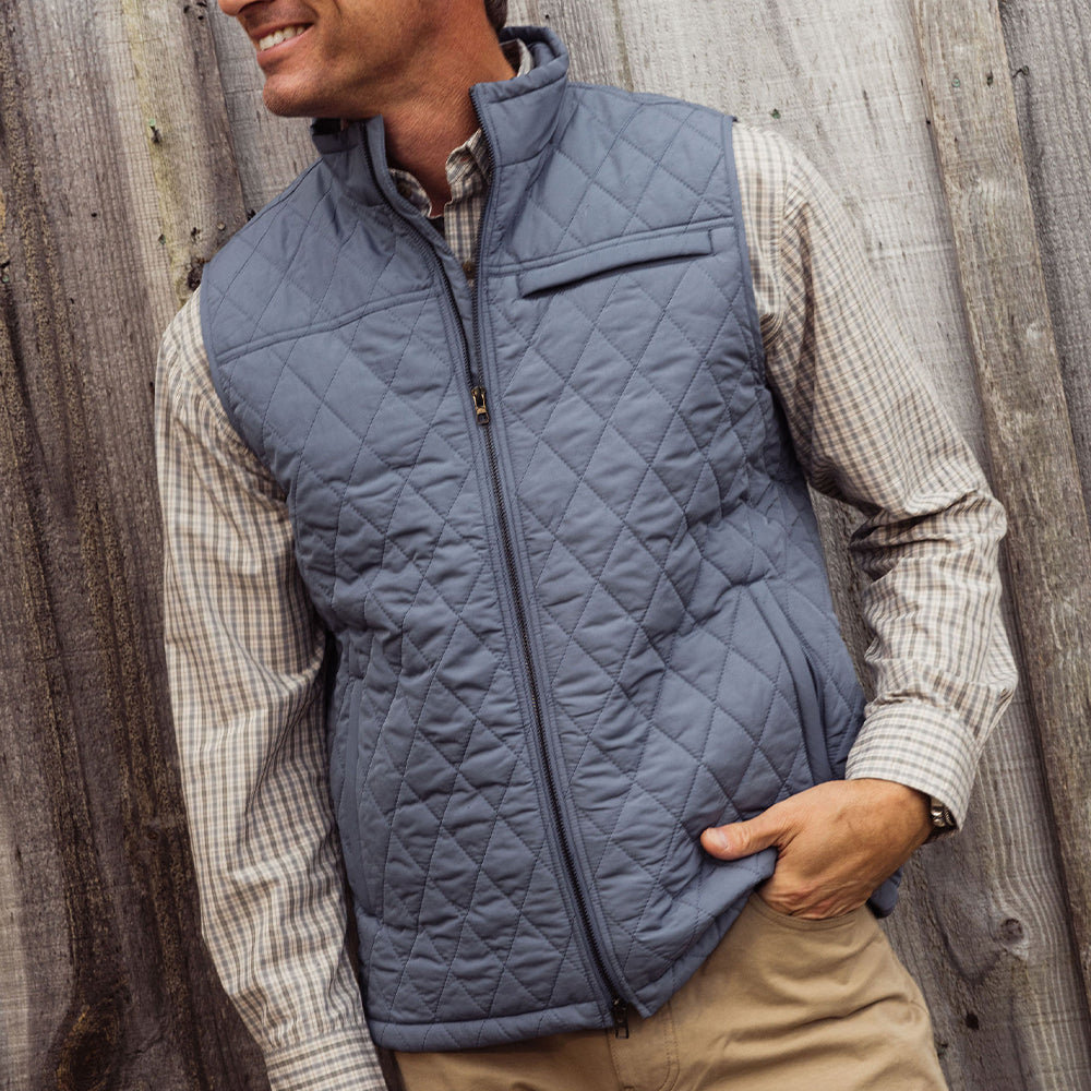 TSG Highland Quilted Vest (Slate)