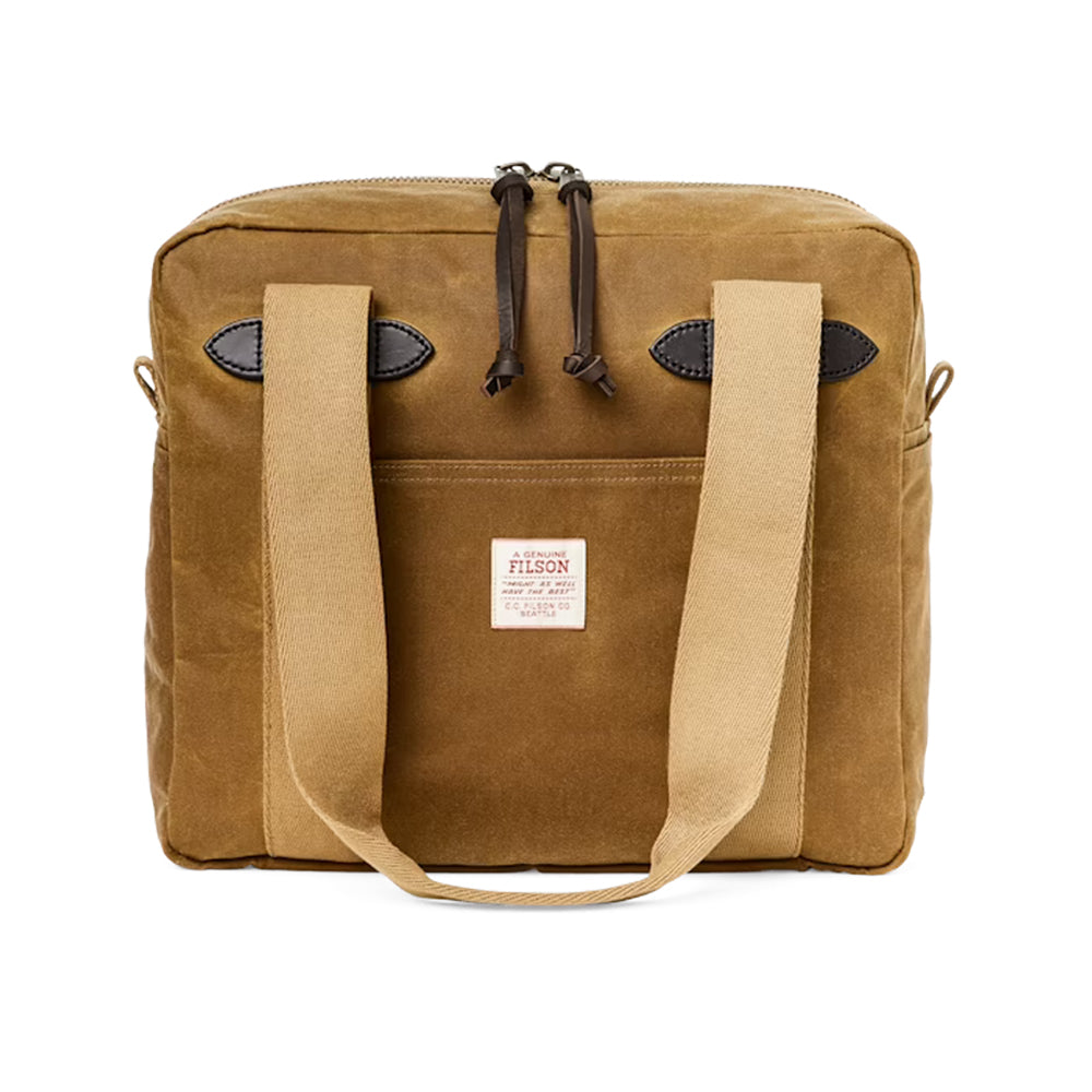 Filson Tin Cloth Tote Bag with Zipper