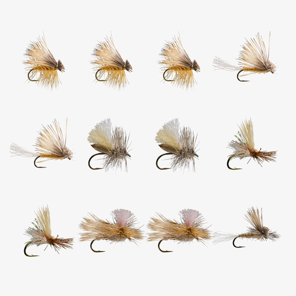 BRN Tan Caddis Dry Fly Kit